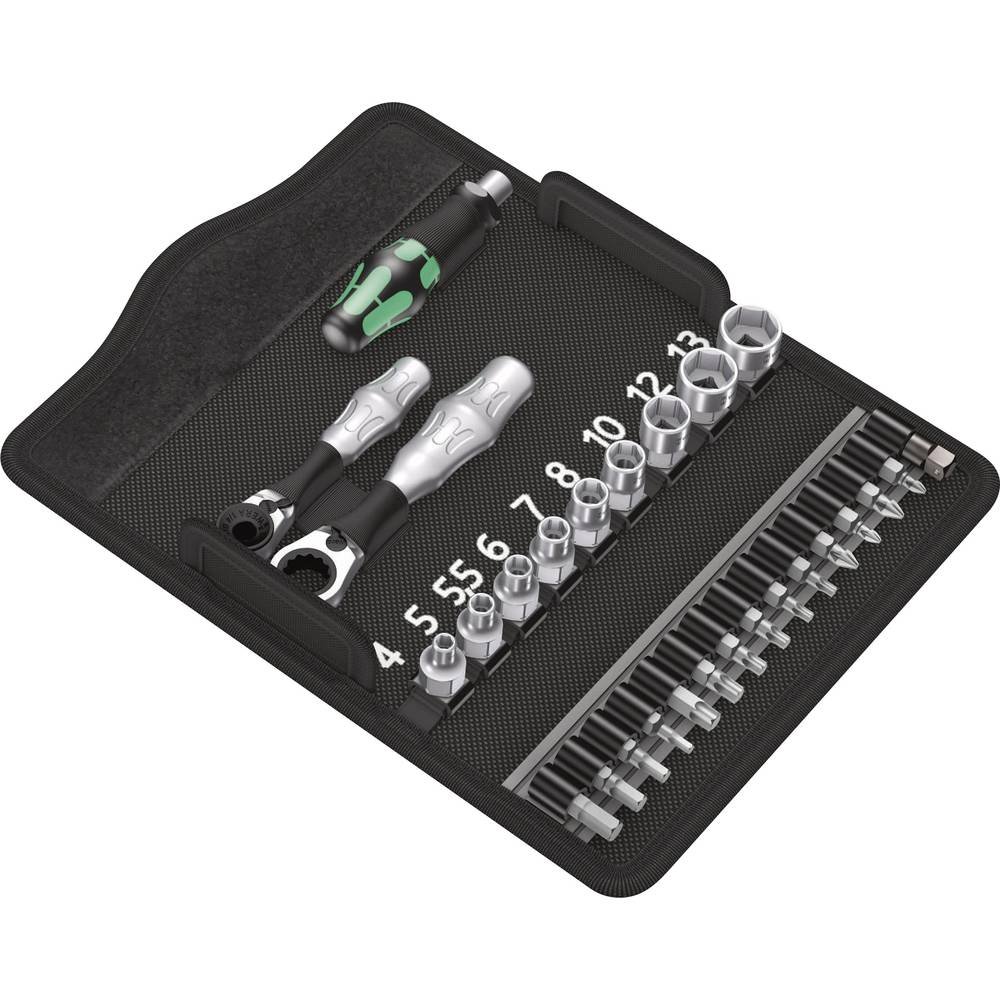 wera-kraftform-kompakt-zyklop-mini-2-ratschen-set-27-teilig image 1