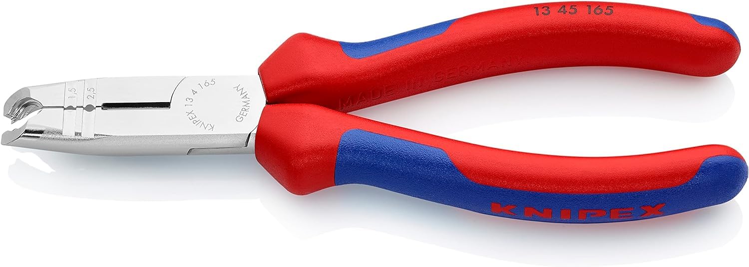 knipex-13-45-165-abmantelungszange-verchromt-165-mm image 2