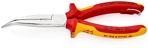 knipex-26-26-200-t-flachrundzange-storchschnabelzange-vde-mit-absturzsicherung image 4