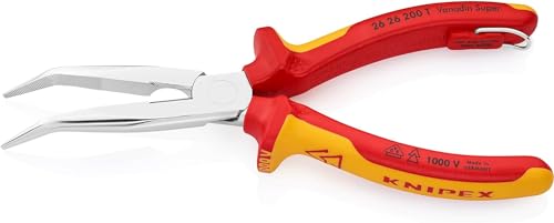 knipex-flachrundzange-mit-schneide-26-26-200-t-bk-200-mm-vde-storchschnabelzange image 6