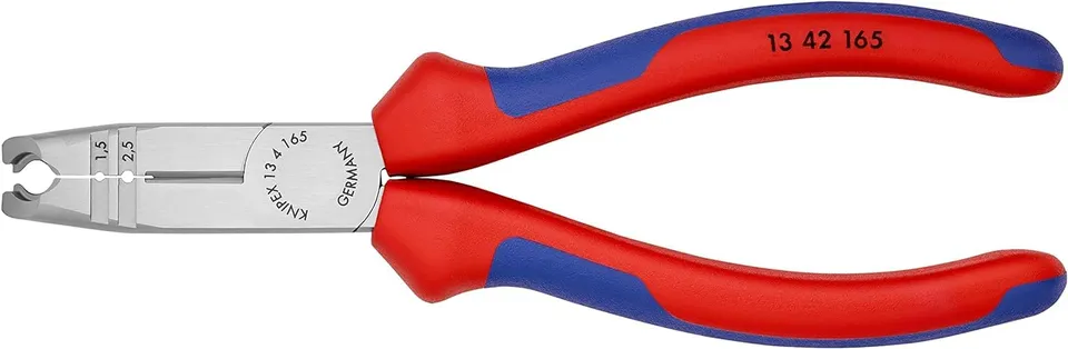 knipex-13-42-165-sb-abmantelungszange-165-mm-mit-mehrkomponenten-h-llen image 1