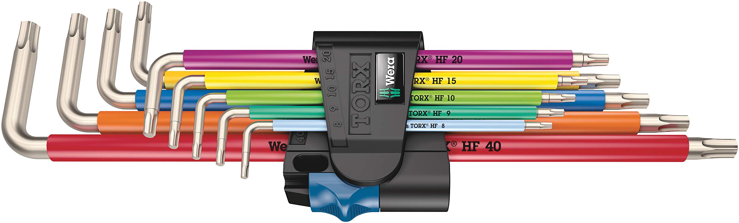 wera-tx-sxl-multicolour-hf-stainless-winkelschl-sselsatz-9-teilig-edelstahl image 1