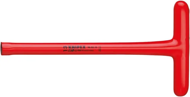 knipex-steckschl-ssel-mit-t-griff-98-05-13-sw-13-mm-300-mm-vde image 1