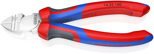 knipex-abisolier-seitenschneider-14-25-160-verchromt-160-mm-comfort-griff image 1