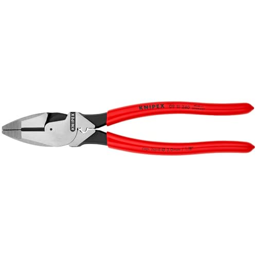 knipex-kraft-kombizange-09-11-240-sb-lineman-s-pliers-amerikanisch-240-mm image 5