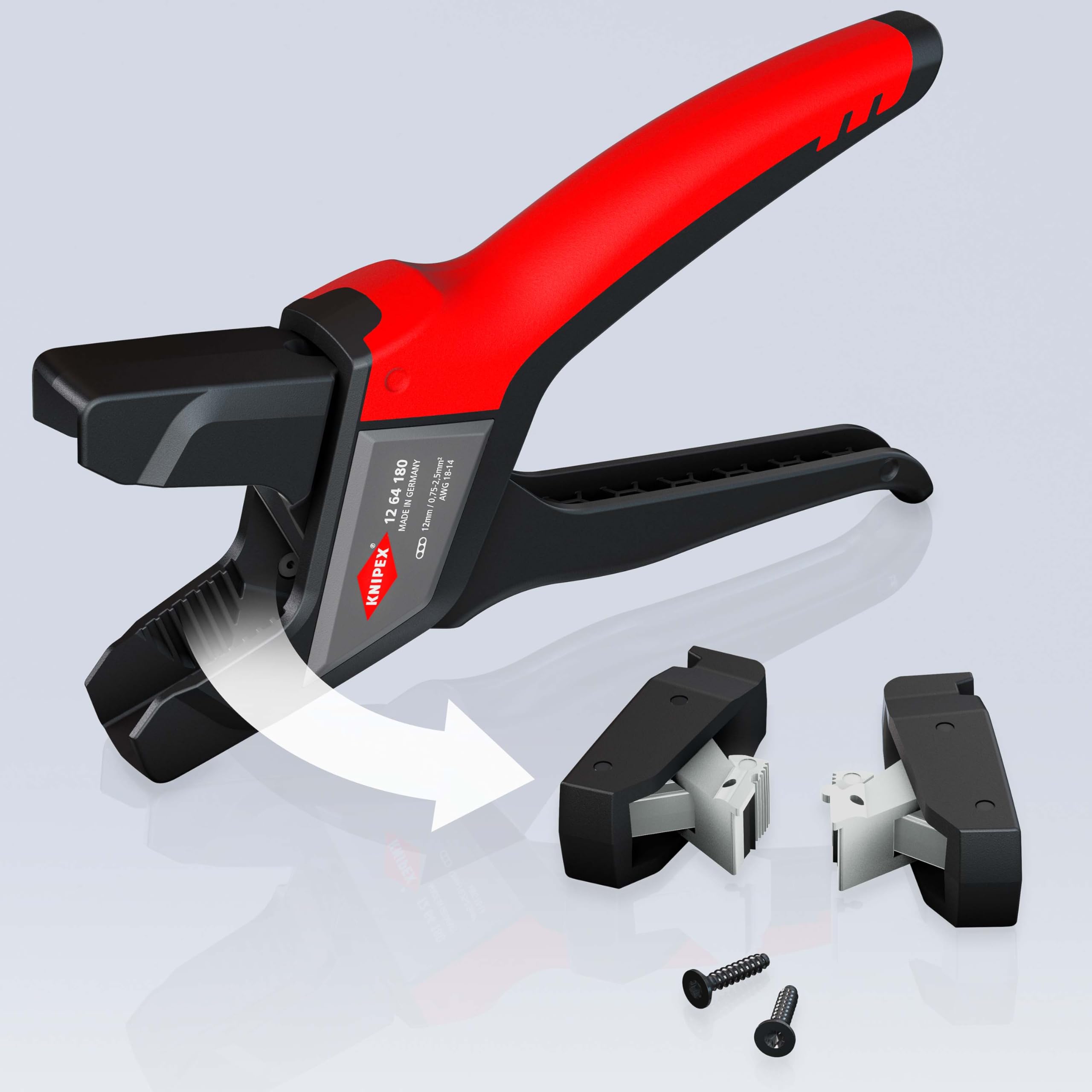 knipex-12-64-180-automatische-flachkabel-abisolierzange-180-mm-0-75-2-5-mm image 8