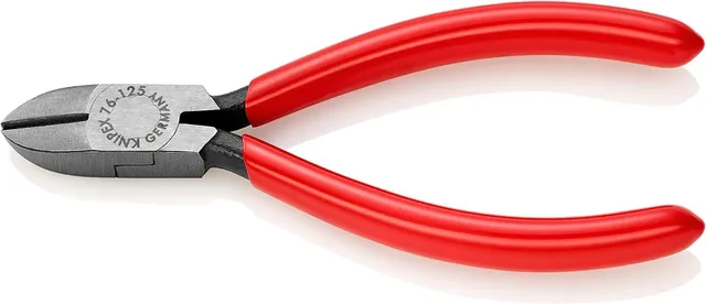 knipex-seitenschneider-76-01-125-125-mm-mit-kunststoff-griffen image 1