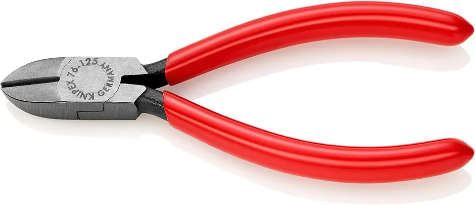knipex-seitenschneider-76-01-125-125-mm-mit-kunststoff-griffen image 1