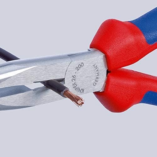 knipex-flachrundzange-mit-schneide-26-25-200-t-200-mm-verchromt-mit-absturzsiche image 4