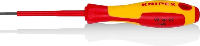 knipex-schraubendreher-98-20-25-vde-f-r-schlitzschrauben-177-mm-mehrkomponenten- image 1