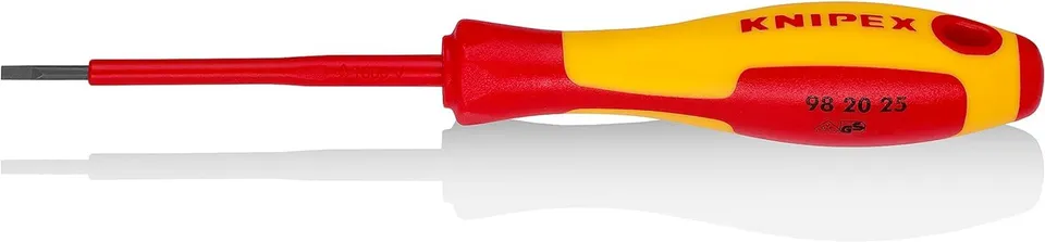 knipex-schraubendreher-98-20-25-vde-f-r-schlitzschrauben-177-mm-mehrkomponenten- image 1