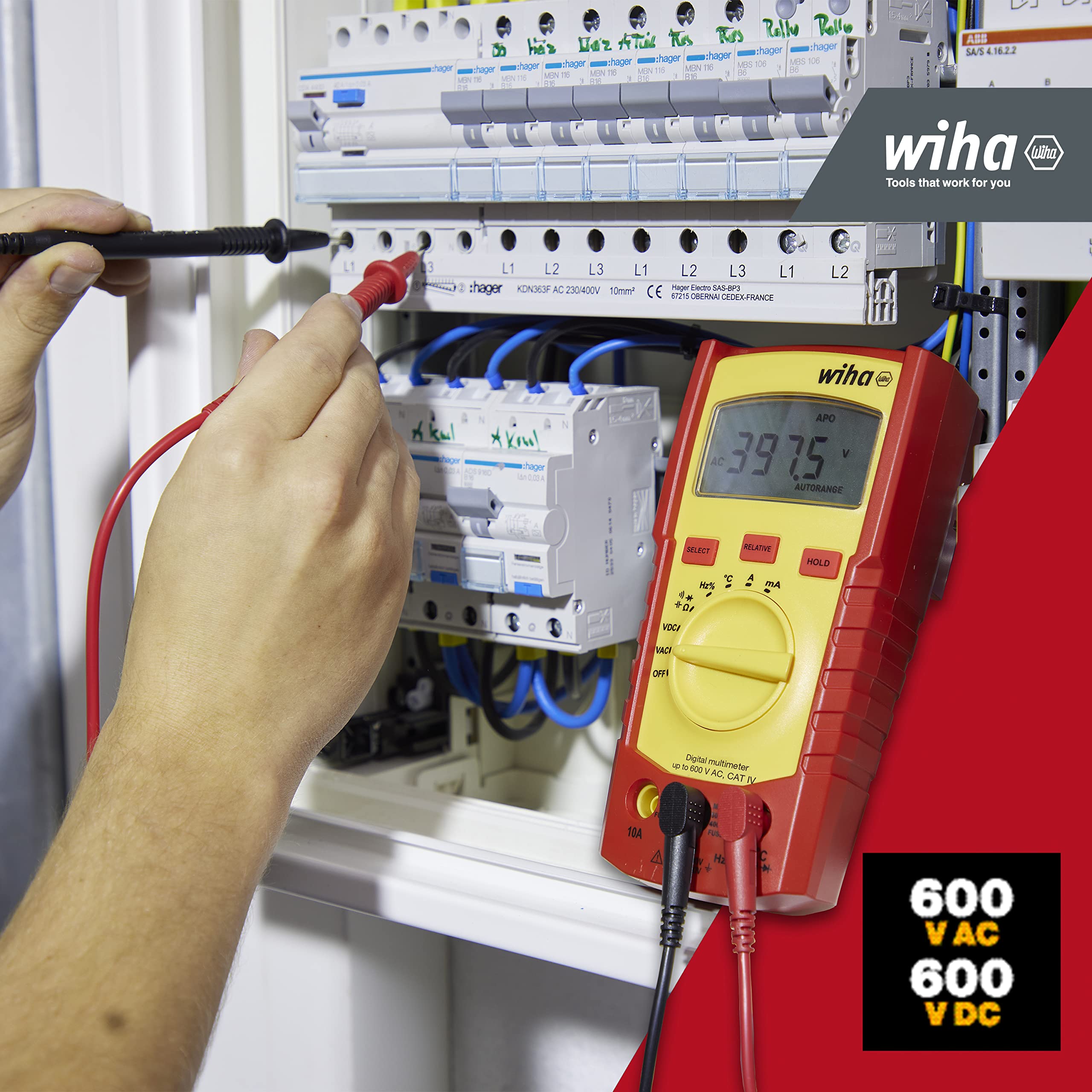 wiha-digitales-multimeter-bis-600-v-ac-cat-iv-45218-inkl-batterien-multimeter image 2
