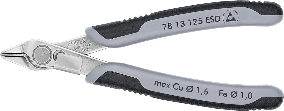knipex-electronic-super-knips-esd-125-mm-78-13-125-esd-mit-mehrkomponenten-h-lle image 1