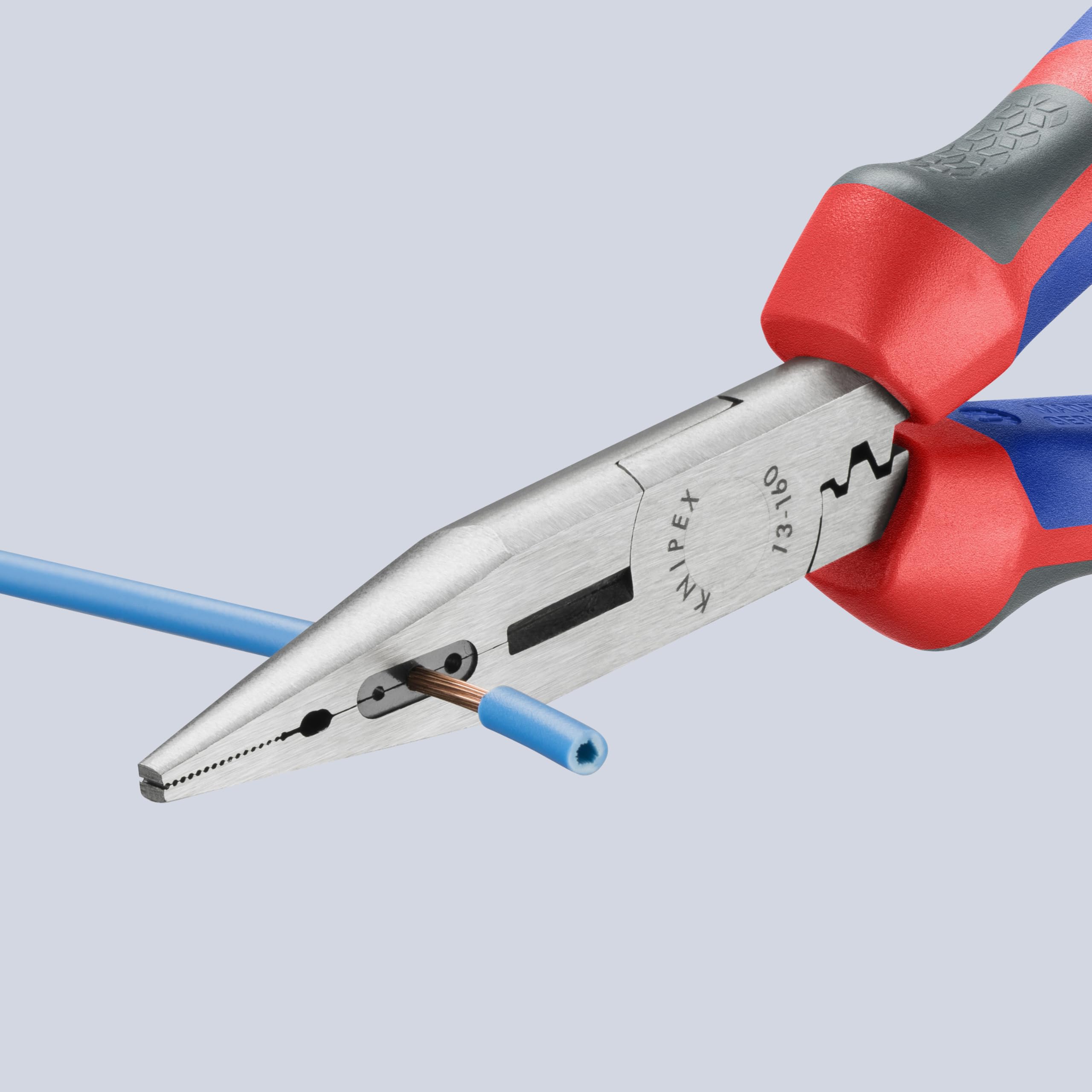 knipex-verdrahtungszange-13-02-160-sb-160-mm-multifunktionszange image 3