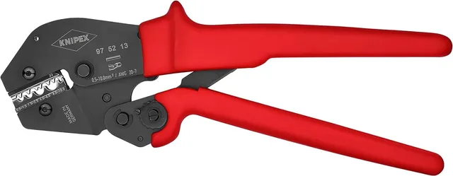 knipex-crimpzange-97-52-13-f-r-unisolierte-kabelschuhe-250-mm image 1