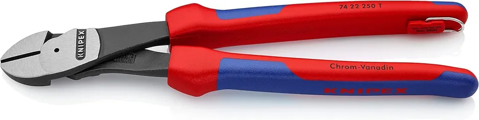 knipex-kraft-seitenschneider-74-22-250-t-250-mm-mit-mehrkomponenten-h-llen-tethe image 1