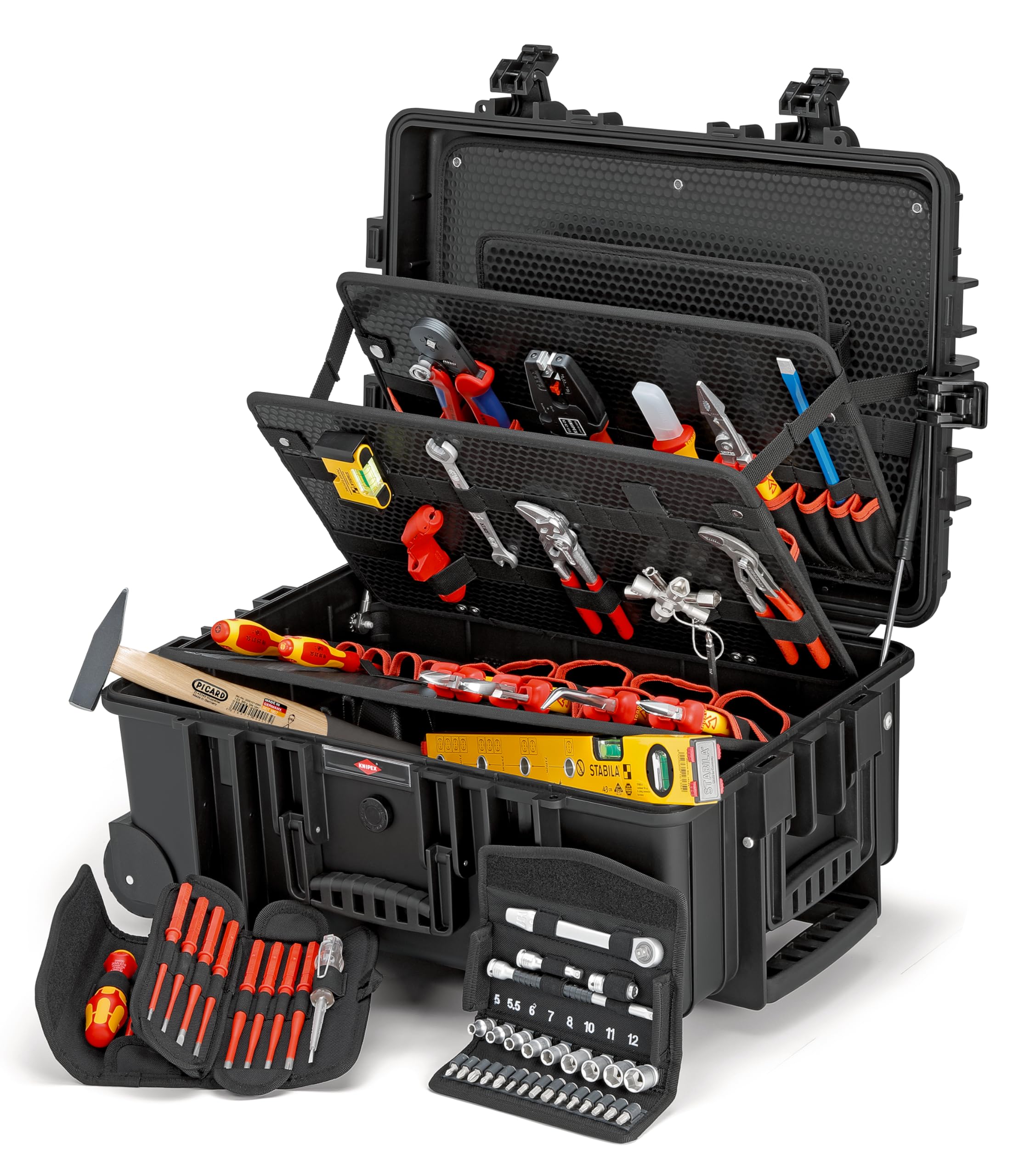 knipex-werkzeugkoffer-robust45-move-elektro-00-21-37-63-teiliger-trolley-45-l-mi image 3