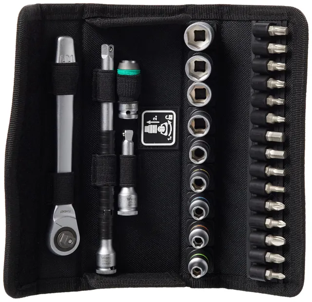wera-8100-sa-8-zyklop-metal-knarrensatz-1-4-zoll-28-teilig-05004018001 image 1