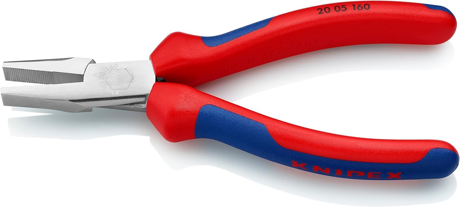 knipex-flachzange-20-05-160-verchromt-160-mm-mit-comfort-griffen image 2