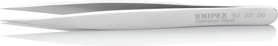 knipex-92-22-06-universalpinzette-120-mm-mattiert-glatt-edelstahl image 1