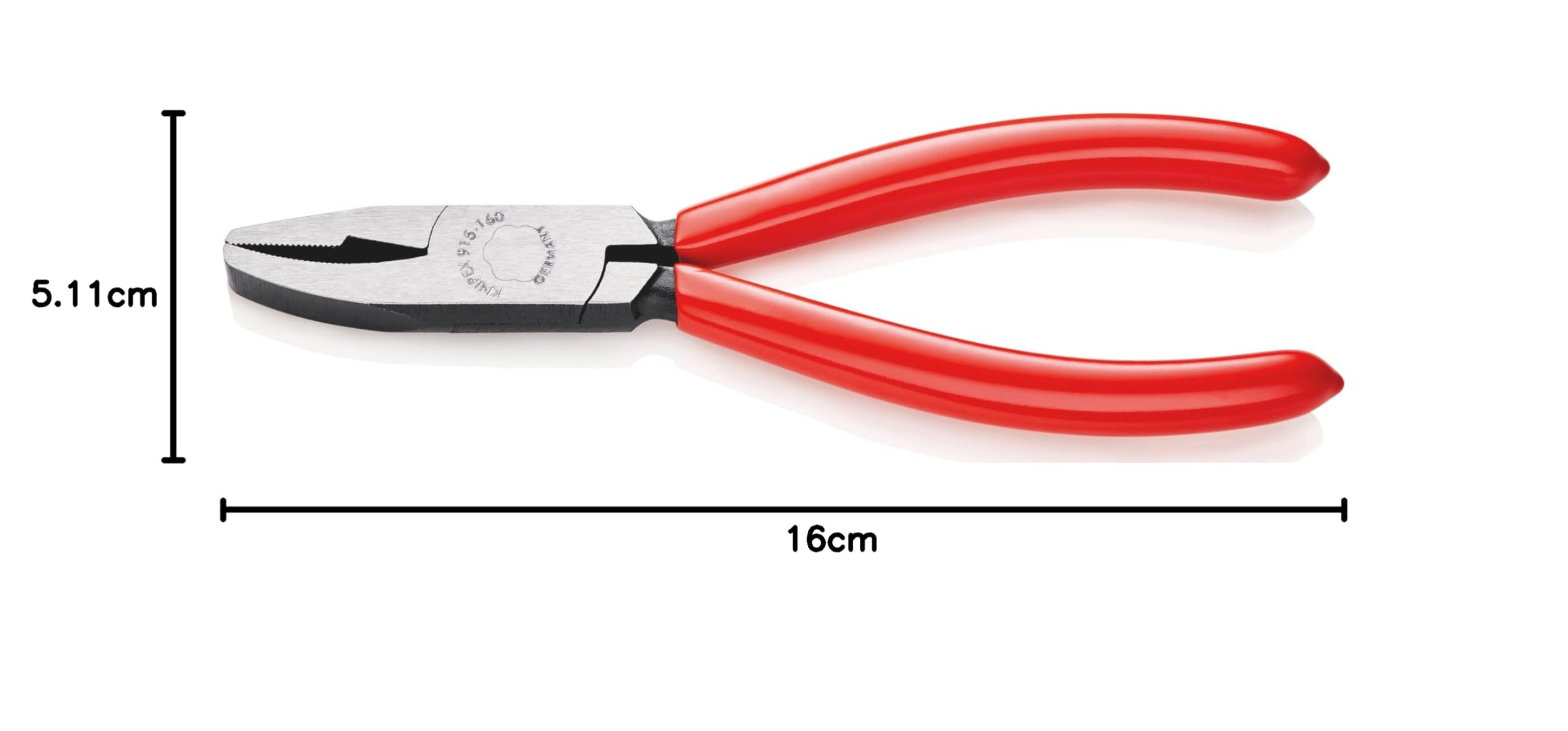 knipex-glaskr-selzange-91-51-160-schwarz-atramentiert-160-mm-kunststoff-berzogen image 5
