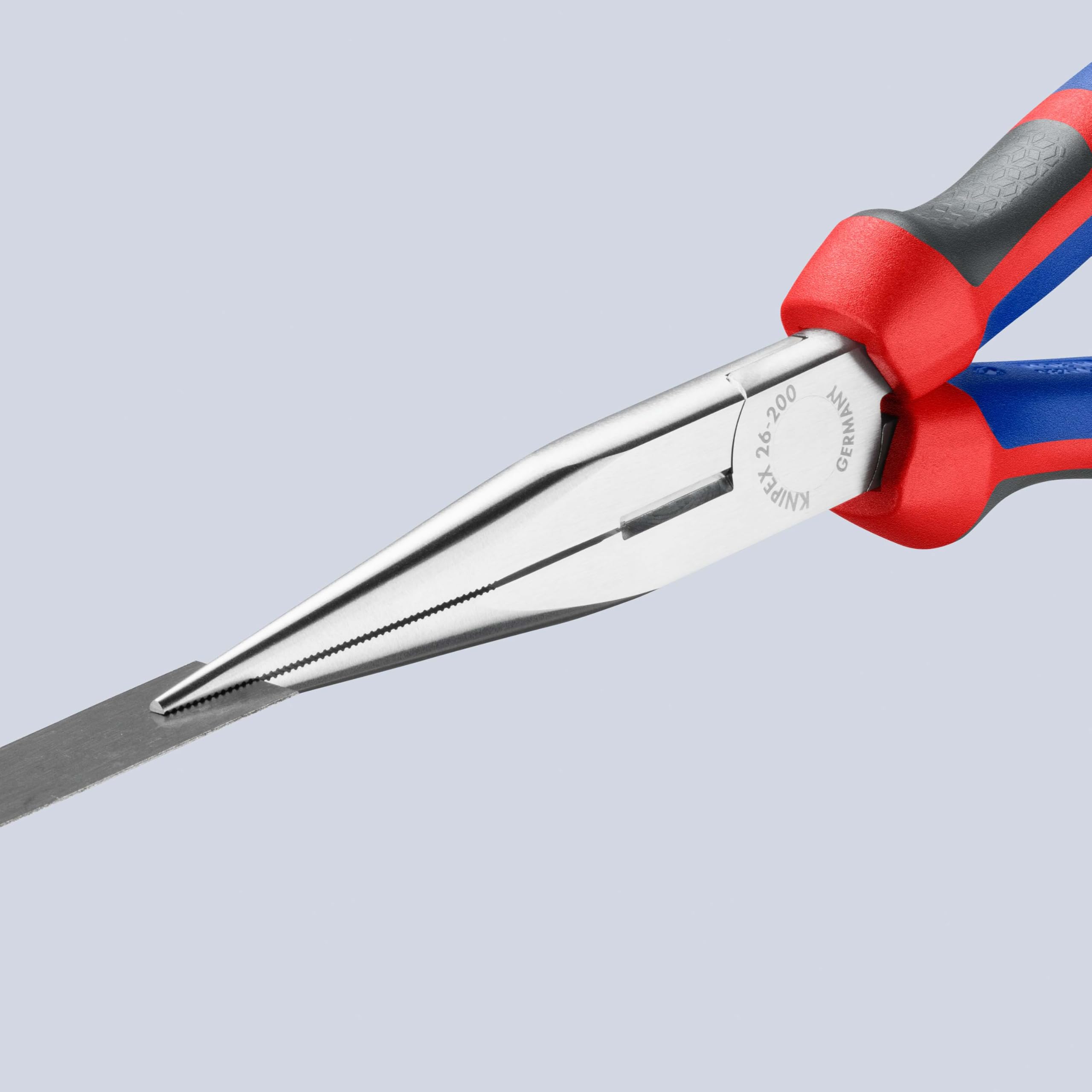knipex-flachrundzange-mit-schneide-26-15-200-storchschnabelzange-200-mm-verchrom image 3