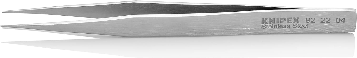 knipex-universalpinzette-92-22-04-128-mm-mattiert-glatt image 1
