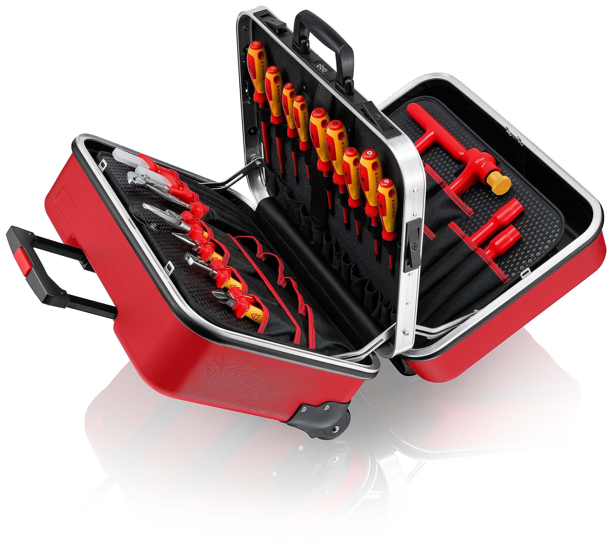 knipex-werkzeugkoffer-big-twin-move-red-elektro-kompetenz-98-99-15 image 1