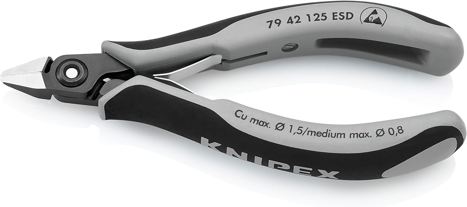 knipex-79-42-125-esd-pr-zisions-elektronik-seitenschneider-125-mm-ohne-facette image 2