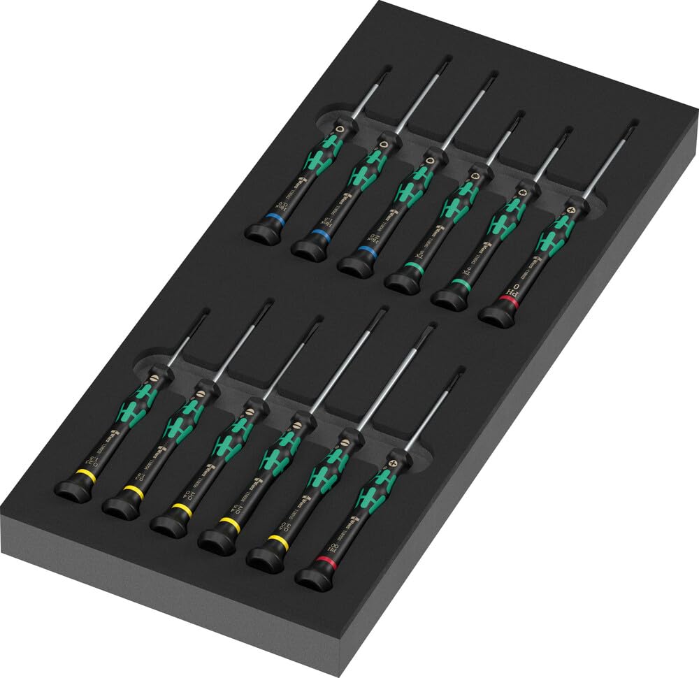 wera-05150107001-9716-schaumstoffeinlage-kraftform-micro-set-2-13-teilig image 1