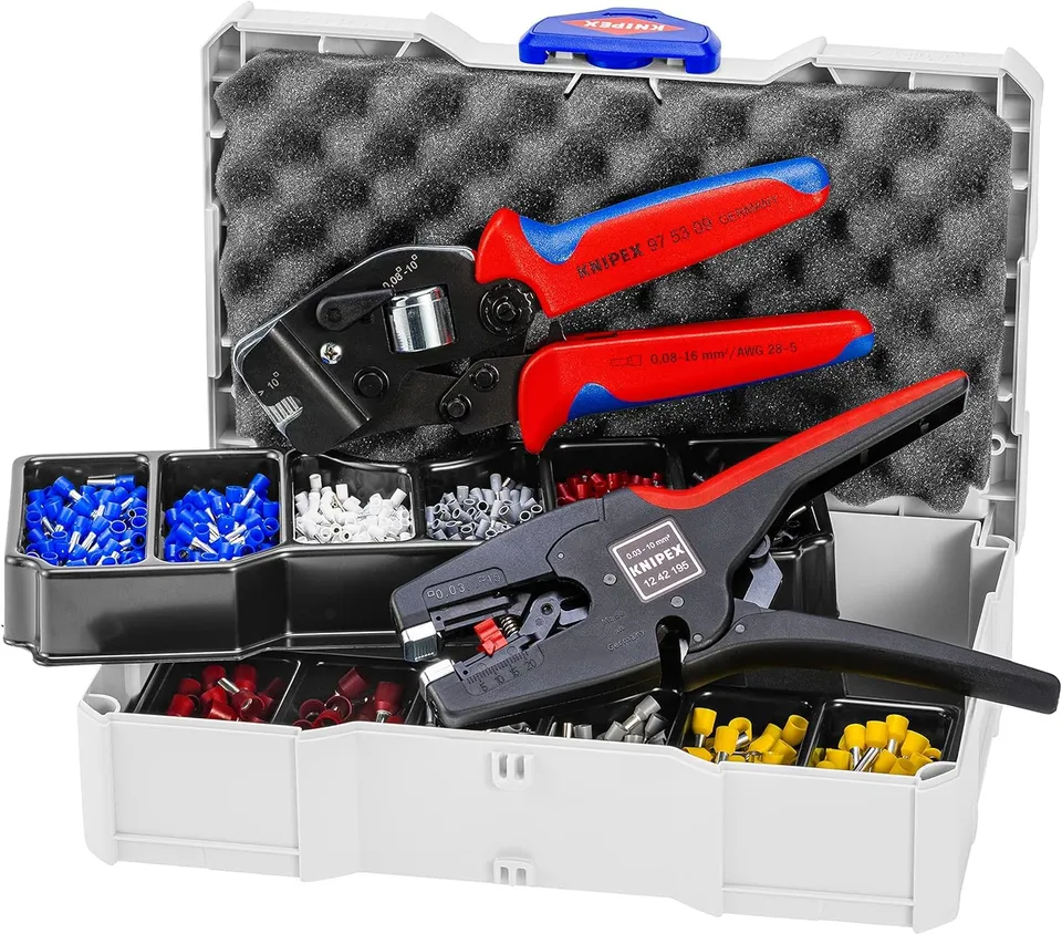 knipex-crimp-sortiment-97-90-17-f-r-aderendh-lsen-mit-abisolierer-crimpzange image 1