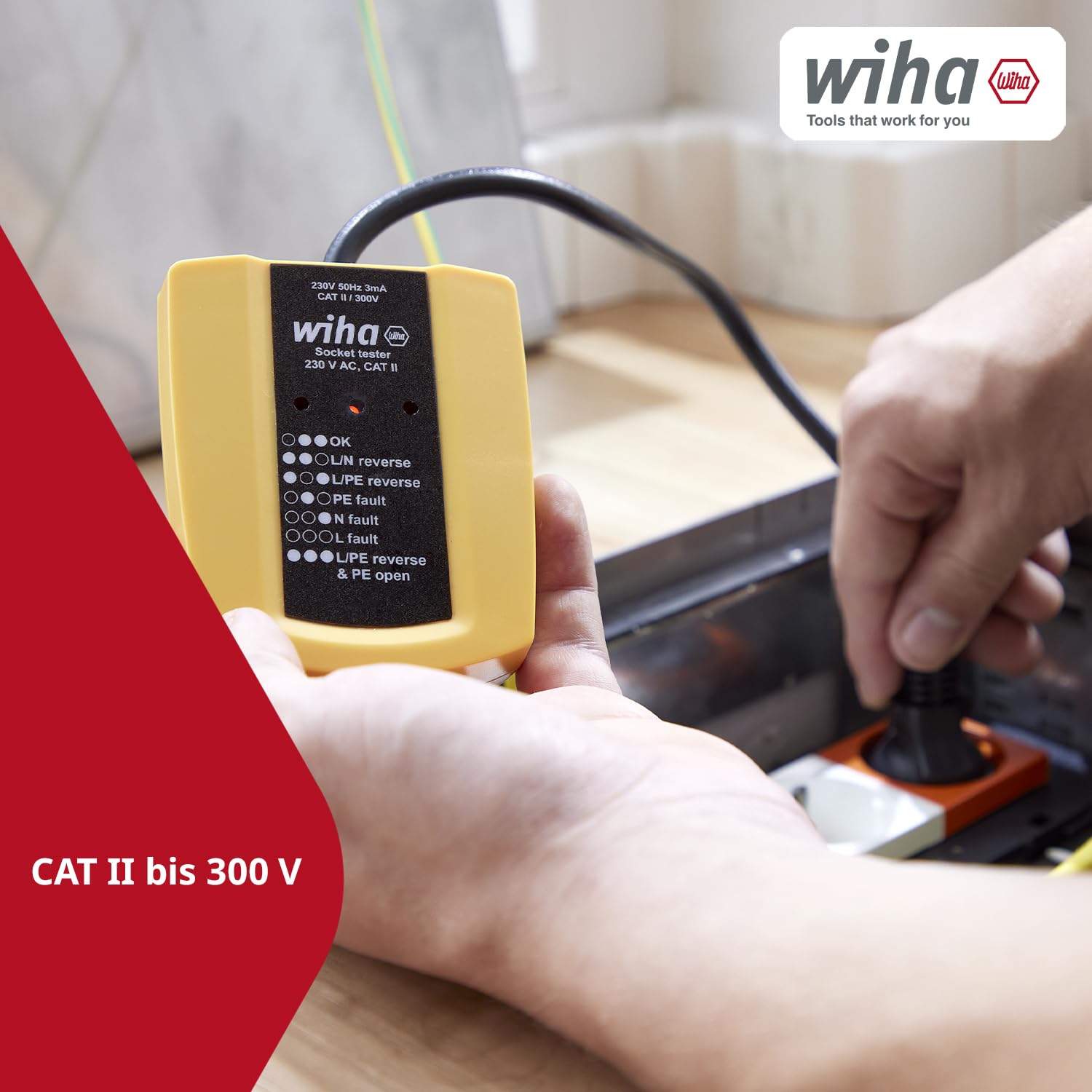 wiha-steckdosentester-230-v-ac-cat-ii-45220-mit-flexiblem-kabel-und-led-anzeige image 6
