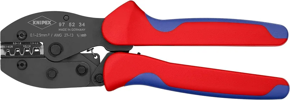 knipex-preciforce-crimpzange-97-52-34-sb-f-r-unisolierte-steckverbinder image 1