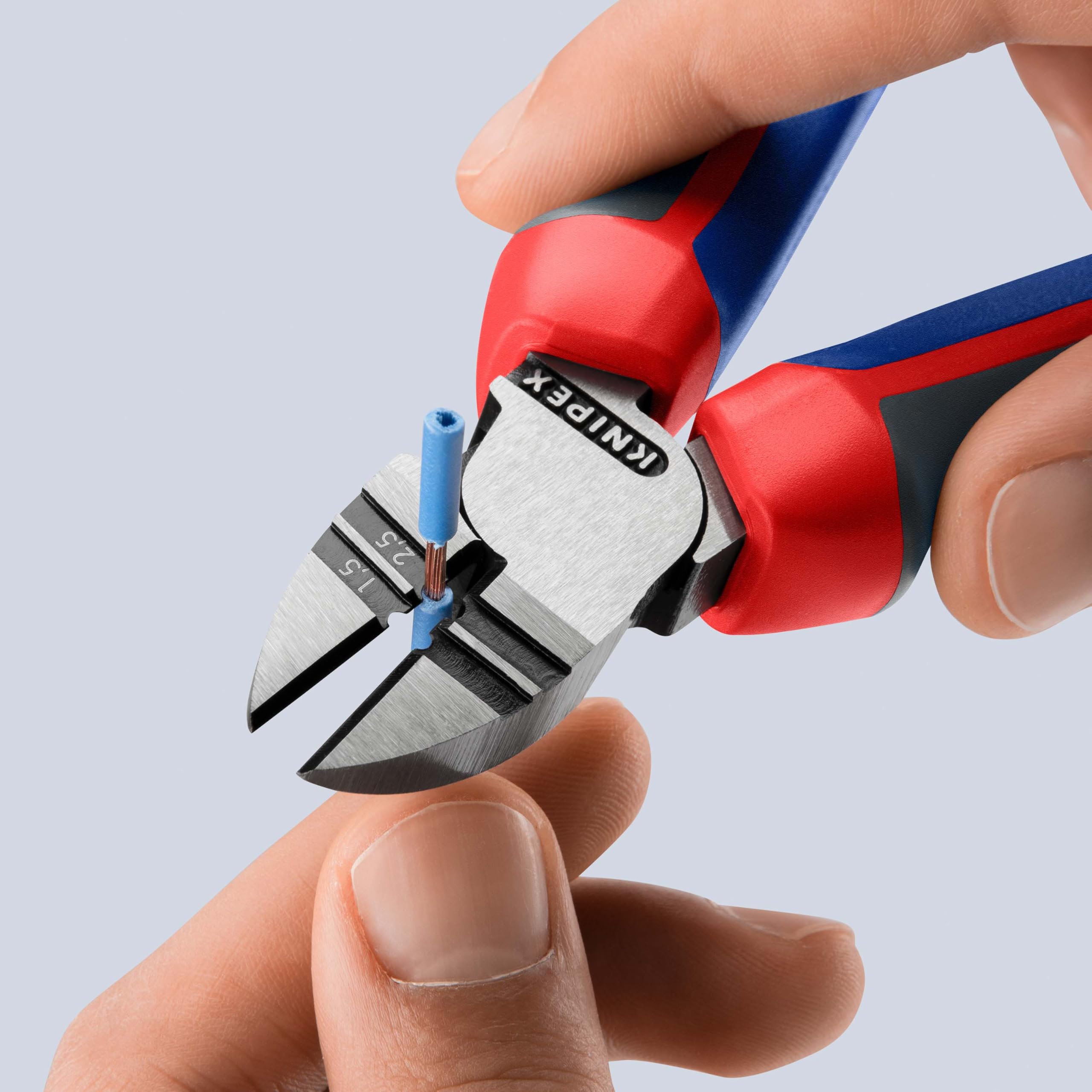 knipex-14-22-160-abisolier-seitenschneider-160-mm-mit-comfort-griffen image 3