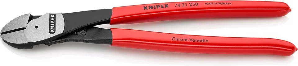 knipex-kraft-seitenschneider-74-21-250-mit-kunststoff-berzug-250-mm image 1