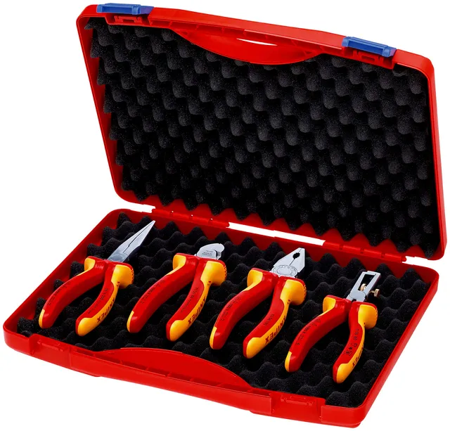 knipex-werkzeug-box-red-elektro-set-1-4-teilig-00-20-15-340x56x275-mm image 1