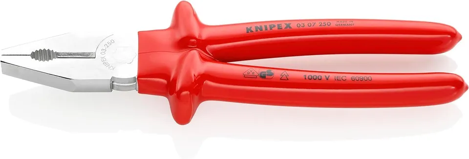 knipex-03-07-250-kombizange-250-mm-vde-tauchisoliert-verchromt image 1