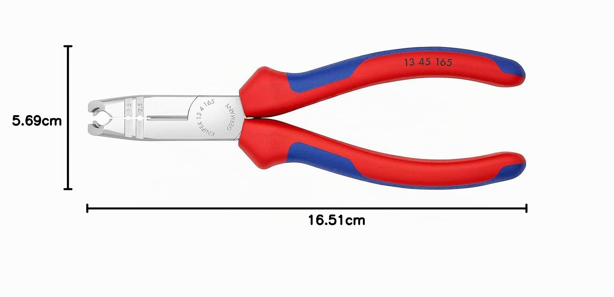 knipex-13-45-165-abmantelungszange-verchromt-165-mm image 7