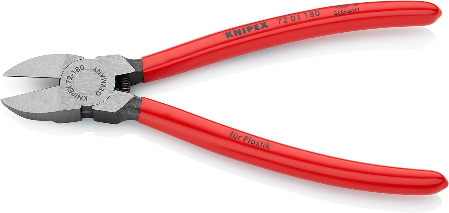 knipex-72-01-180-seitenschneider-180-mm-f-r-kunststoff-mit-ffnungsfeder image 2