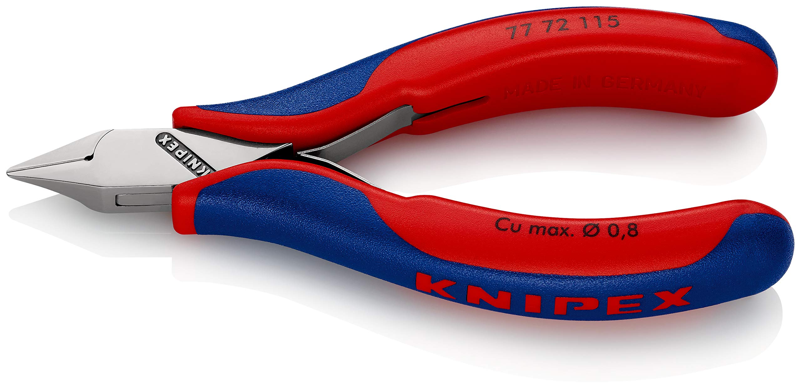 knipex-elektronik-seitenschneider-77-11-115-115-mm-mit-kunststoff-h-llen image 8