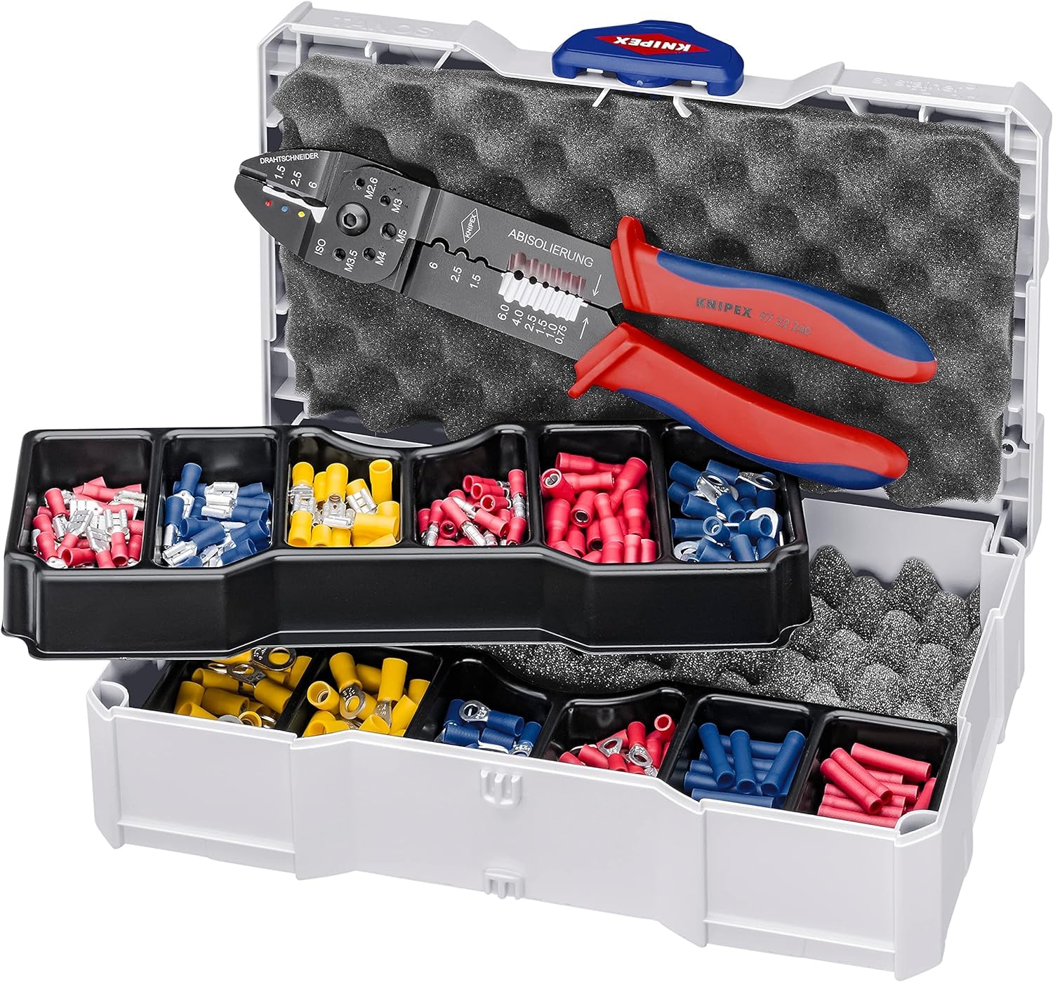 knipex-97-90-26-crimp-sortiment-13-teilig-mit-crimpzange-im-mini-systainer image 1
