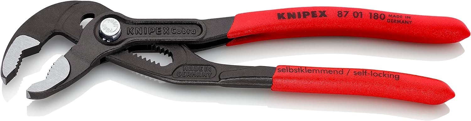 knipex-cobra-hightech-wasserpumpenzange-87-01-180-180-mm-zange image 2