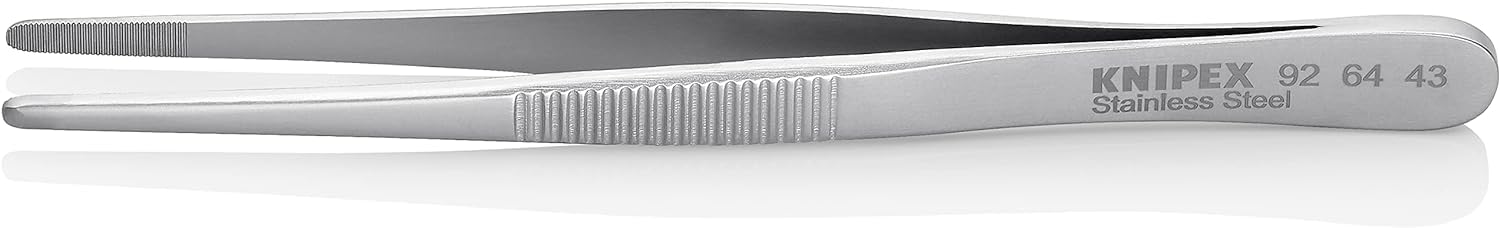 knipex-92-64-43-universalpinzette-mattiert-geriffelt-120-mm image 1