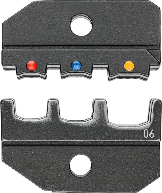 knipex-crimpeinsatz-97-49-06-f-r-isolierte-kabelschuhe-steckverbinder image 1
