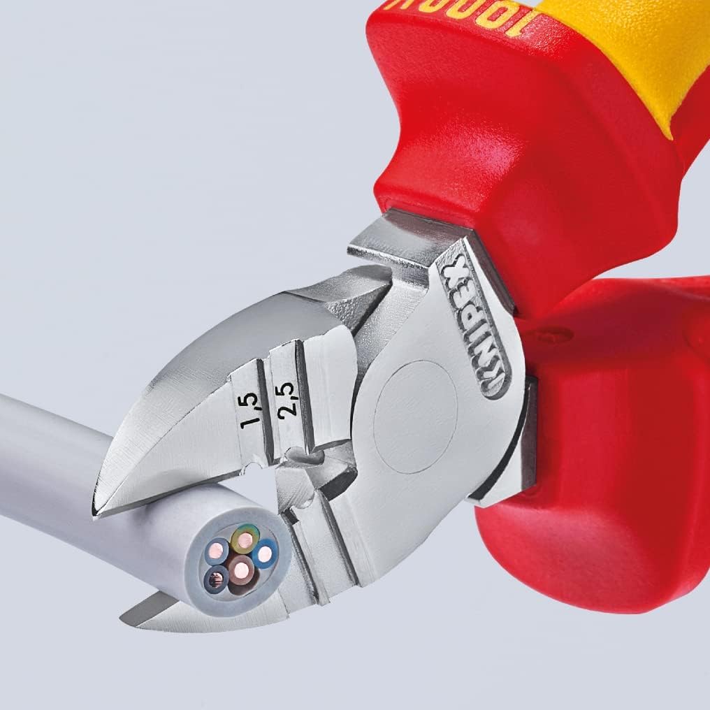 knipex-14-26-160-sb-abisolier-seitenschneider-verchromt-160-mm-vde image 5