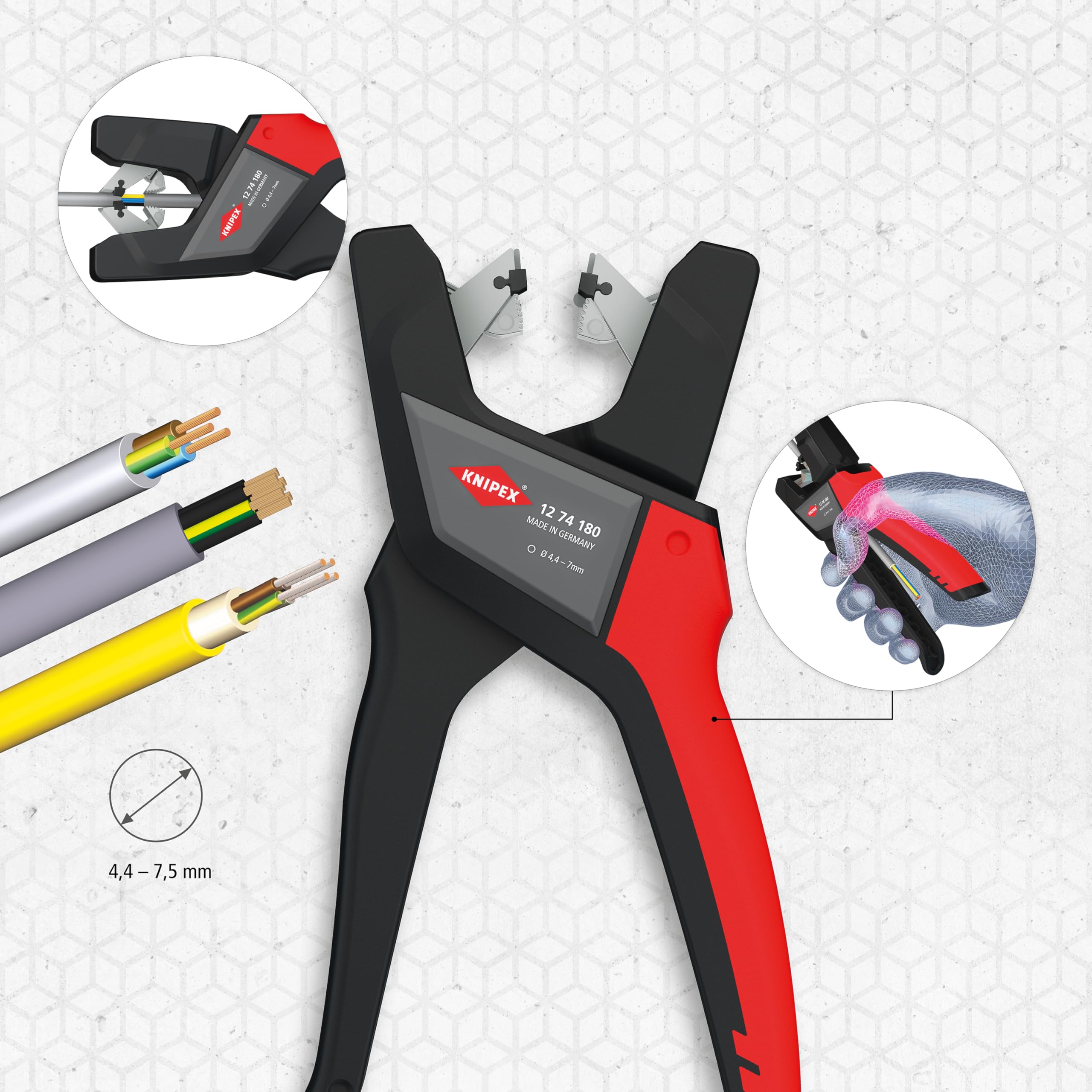 knipex-automatische-abmantelungszange-12-74-180-sb-175-mm image 2