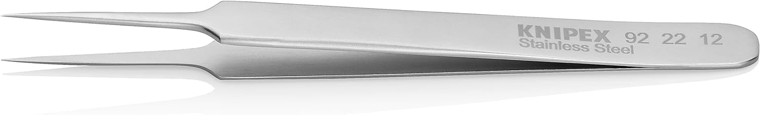 knipex-92-22-12-universalpinzette-110-mm-mattiert-glatt-edelstahl image 2