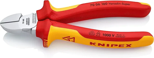 knipex-seitenschneider-70-06-160-vde-160-mm-verchromt image 1