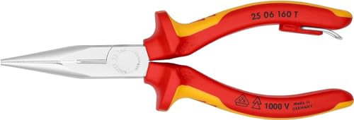 knipex-25-06-160-t-bk-flachrundzange-160-mm-vde-mit-schneide-und-absturzsicherun image 7
