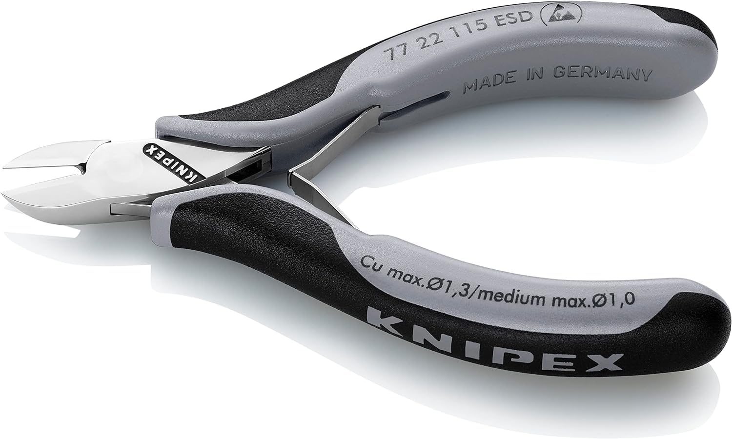 knipex-elektronik-seitenschneider-esd-77-22-115-115-mm image 2